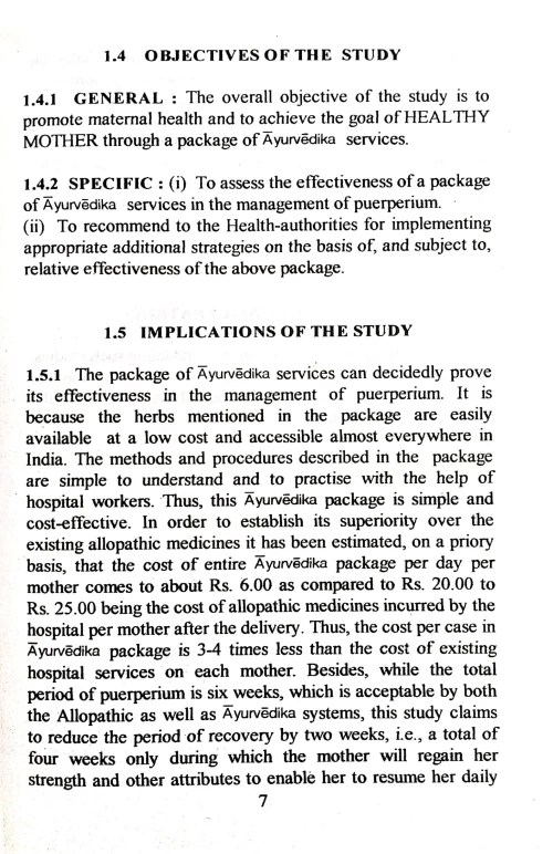 A Scientific Study of Management of Puerperium Through Ayurveda